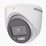 Camara Turret Epcom Colorvu E8-TURBO-C 2MP/ Lente 2.8 MM/ Imagen a Color 24/7/ Metal/ Luz Blanca 20 MTS/ Exterior IP67/ TVI-AHD-CVI-CVBS/ DWDR