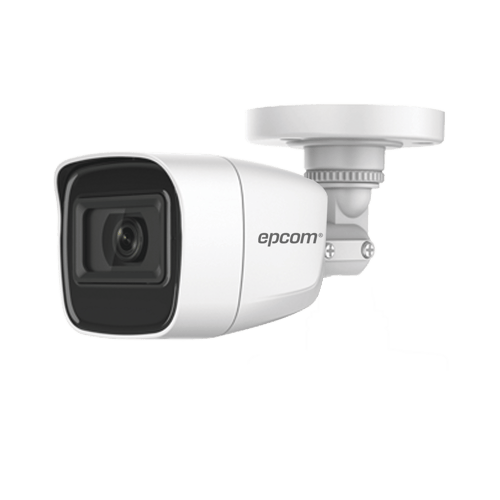 Camara Bala TurboHD Epcom B8-TURBO-G2P/A, de 2MP/ Audio Por Coaxitron/ Angular 106°/ Lente 2.8MM/ 25M IR Exir/ IP66/ 4 Tecnologias/ DWDR