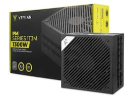 Fuente de Poder 1300W Yeyian YFT-1T33M-P1/80PLUS Platinum/24-Pin/ATX/12VHPWR/135MM