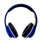 Diadema Audifono Inalambrico Necnon NBH-01/ Bluetooth/ 3.5MM/ 3.5MML/ Radio-FM/ Micro-SD/ Manos Libres/ Sonido HI-FI/ Color Azul, NCAB0103RZ