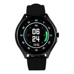 Reloj Smartwatch Vorago SW-505 con pantalla táctil, conectividad Bluetooth, compatible con Android e iOS, color negro.