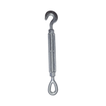 Tensor de 1/2" X 6" Acero Forjado Ojo-Gancho Galv. Inmersión en Caliente (Carga Max. 1500 LBS), TEN-1/2X6-OGJ