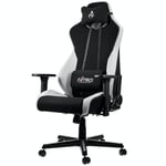 Silla Gamer Nitro Concepts NC-S300-BW Negro/ Blanco, Hasta 135KG, Reposabrazos