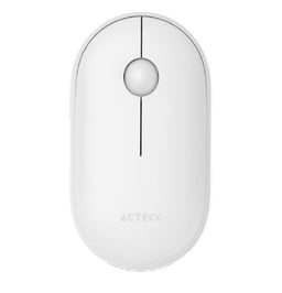 Mouse Inalambrico Acteck Optimize Edge MI460/1600DPI/USB-A/Click Silencioso/Blanco/AC-934114