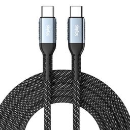 Cable Usb-C Stylos 100W 2M Macho-Macho Negro STACC01B