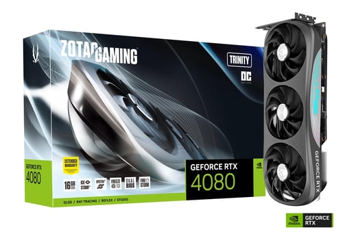 Tarjeta de Video Zotac Nvidia Geforce ZT-D40810J-10P/ 16GB/ GDDR6X/ 256BIT/ 2520MHZ/ HDMI/ PCI Express X16