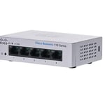 Switch Cisco Business CBS 5 Puertos 10/100/1000 MBPS No Administrable 10GBIT/S, CBS110-5T-D-NA