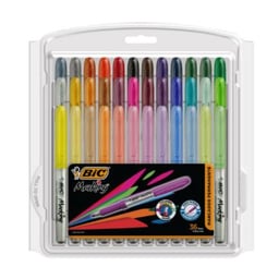 Caja con 36 Piezas de Marcador BIC Marking Permanente Grip Colores Surtidos, 964986