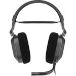 Diadema Audifono Con Microfono Corsair HS80 RGB USB Wired Carbon, CA-9011237-NA