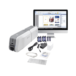 Kit impresora SMART51L con laminador doble lado/2 x ribbon color/100 tarjetas PVC/1 cinta de limpieza/ software