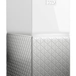 Disco Duro Externo 6TB WD My Cloud Home 3.5" Escritorio Ethernet USB 3.0, Gris/ Blanco, WDBVXC0060HWT-NESN