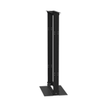Rack de 2 Postes Estandar 19" 24U de Acero, Base "L", EI-RL-5524-DR