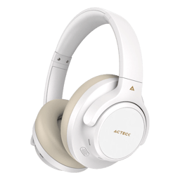 Diadema Audifonos C/Microfono Inalambricos Acteck Hype Epic HP750/Bluetooth/Cancelacion de Ruido Activo Hibrido/3.5MM/Color Blanco/AC-940863