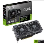 Tarjeta de Video Asus DUAL-RTX4060-O8G 8GB GDDR6 PCIE X16 4.0/ HDMI/ 3XDP/ Estandar/ Gama Media
