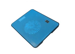 Base Enfriadora Naceb para Laptop de Hasta 15" USB/ Ventilador 1200RPM/ Azul, NA-0108A