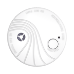 Detector de Humo Fotoelectrico Inalambrico Para Panel de Alarma Hikvision DS-PDSMK-S-WB Interior/ Soporta Funcionalidad Autonoma/ no Compatible Con Panel DS-PHA64-LP