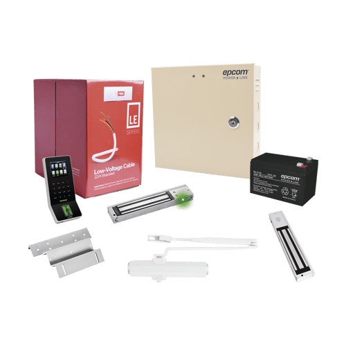 Kit de acceso y asistencia con lector biométrico, ACCESSKIT22P
