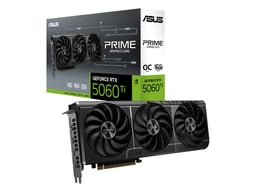 Tarjeta de Video ASUS Prime-RTX5060TI-O16G/GeForce RTX 5060 Ti/16GB GDDR7/128 Bit/PCIe 5.0/HDMI/DP/3 Ventiladores