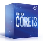 Procesador Intel CI3 10100 socket 1200, 10TH GEN. A 3.6GHZ/6MB/65W, BX8070110100