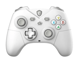 Gamepad MSI FORCE GC300 W WHITE INALÁMBRICO BLUETOOTH 2.4GHZ USB-C HALL EFFECT