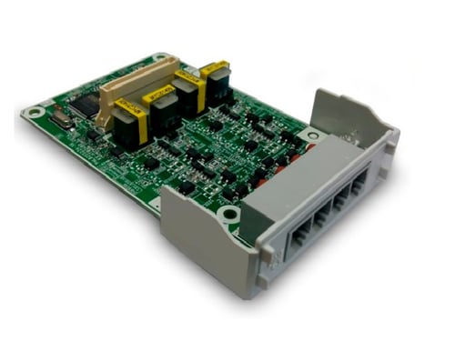 Tarjeta Panasonic de 4 troncales analógicas, incluye caller ID, KX-HT82480X