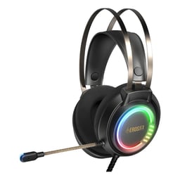 Diadema Audifonos C/Microfono Alambricos Gamdias GD-EROS E3 / Estereo / RGB / Bluetooth / USB / 3.5MM / Negro