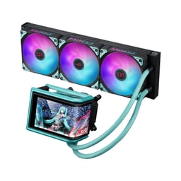 Enfriamiento Líquido ASUS ROG Ryuo IV 360 ARGB/Para CPU Intel y AMD/ARGB/3x120MM/Hasta 2000RPM/Negro