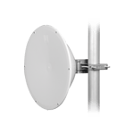 Antena Direccional de Alto Rendimiento Jirous JRC-24DD-MIMO 24.5DBI/ (4.9 - 6.4 GHZ)/ Conectores N-Hembra/ Parabola Profunda Para Mayor Aislamiento al Ruido