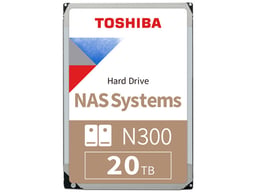 Disco Duro Interno 20TB Toshiba HDWG82AXZSTA de 3.5"/SATA III/7200RPM/Para NAS