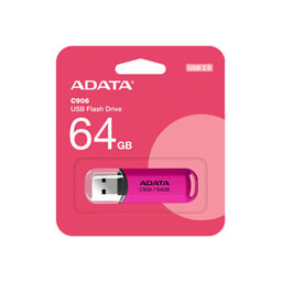 Memoria USB 2.0 64GB Adata C906 Rosa, AC906-64G-RPP