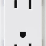 Tomacorriente Receptaculo Convencional Lutron CAR15WH 120V/15A Blanco