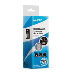 Limpiador de Pantallas Silimex Kit LCD Cleaner de 60ml, Protector Antiestático con Toalla de Microfibra, 750300219666