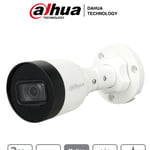 Camara IP Bullet Dahua IPC-HFW1230S1-S4, 2MPX/ H.265+/ 20 FPS/ 2.8MM/ 104°/ IR 30M/ IP67/ POE/ DWDR/ HLC