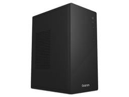 Gabinete Quaroni QCMT-10/Micro Torre/Sin Ventana/Con Fuente de 500W/USB 2.0/3.0/1 Ventilador Instalado/Negro/Mini-ITX