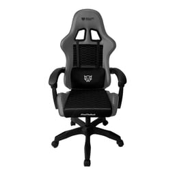 Silla Gamer Balam Rush Power Rush V2 / Negro-Gris / Hasta 120KG / Piel Sintetica+Tela+Espuma / Ergonomico / Inclinacion 135° / BR-942782