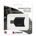 Lector de Memoria SD Kingston MLP USB 3.2, Negro