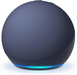 Bocina Inteligente Amazon Echo Dot 5ta Gen/con Asistente Virtual/color Azul/B09B93ZDG4