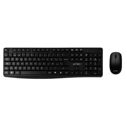 Kit Teclado y Mouse Inalambrico Acteck KT25 AC-931755 Negro