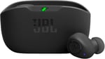 Auriculares Inalámbricos JBL Vibe Buds Con Micrófono, USB Tipo C, Color Negro, JBLVBUDSBLKAM