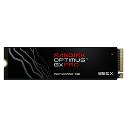 Unidad de Estado Sólido SSD M.2 1TB SanDisk Optimus GX PRO 850X/PCIe 4.0/2280/6300 MB/s de Escritura/7300 MB/s de Lectura/SDSP81100TAN-000E0