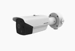 Camara Bala IP Dual Hikvision DS-2TD2617-6/PA 4MP/ Termica 6.2 MM/ 40 MTS IR/ Micro SD 32GB Incluida/ Exterior IP67/ POE/ Termometrica/ Deteccion de Temperatura/ Sirena y Luz Intermitente Integrada