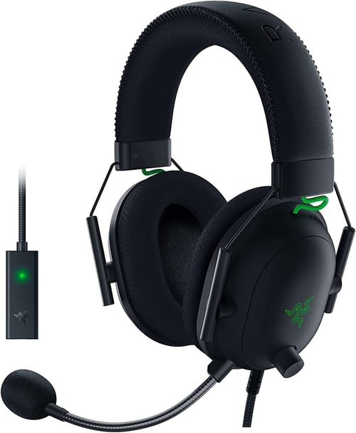 Diadema Audifono Con Microfono Razer BlackShark V2 Wired Esports Headset W USB/Negro, RZ04-03230100-R3U1