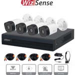 Kit de 4 Canales Dahua KITXVR1B04-I+4B1A21 2MP/ H.265+/ 4 Canales SMD Plus
