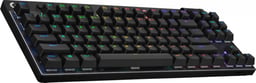 Teclado inalámbrico LOGITECH GAMER PRO X TKL/RGB/mecánico/Bluetooth/color negro, 920-012127.