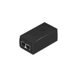 Adaptador PoE Ubiquiti de 24 VDC, 0.5 A con puerto Gigabit, compatible con airGateway, POE-24-12W-G