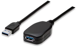 Cable de extensión activa USB 3.0 Manhattan 5 metros, 150712