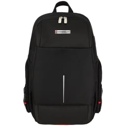 Mochila Para Laptop 17" Swiss Mobility CARL-117BK De Poliéster Negro
