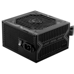 Fuente De Poder 650W MSI MAG A650GN II / 80 Plus Bronze / No Modular / 24-Pin ATX / Negro