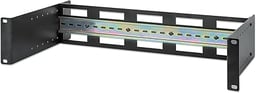Kit De Carril DIN INTELLINET 716345 Para RACK DE 19" 2U/Ajustable/48 A 174MM/Color Negro