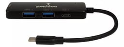 HUB USB-C PERFECT CHOICE PC-171652 4 Puertos/Negro